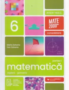 Coperta cărții Matematica. Aritmetica, algebra, geometrie. Clasa a VI-a. Consolidare. Partea I (anul scolar 2026-2027)