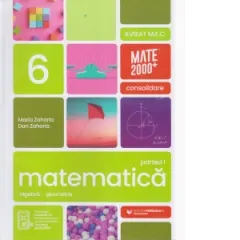 Coperta cărții Matematica. Aritmetica, algebra, geometrie. Clasa a VI-a. Consolidare. Partea I (anul scolar 2026-2027)