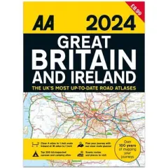 Coperta cărții Road Atlas Great Britain and Ireland: AA 2024