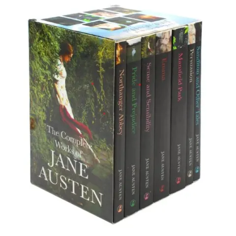 Coperta cărții The Complete Works of Jane Austen 7 Books Collection Box Set