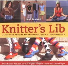 Coperta cărții Knitter's Lib : Learn to Knit, Crochet