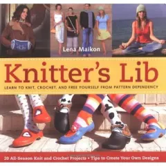Coperta cărții Knitter's Lib : Learn to Knit, Crochet