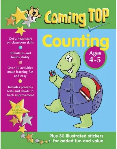 Coperta cărții Coming Top Counting Ages 4-5