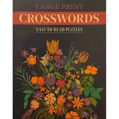 Coperta cărții Large Print Crosswords Easy-To-Read Puzzles
