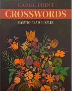 Coperta cărții Large Print Crosswords Easy-To-Read Puzzles