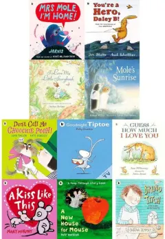 Coperta cărții Furry Little Friends Children Illustration Pictures 10 Books Bag Collection Set