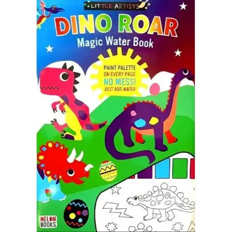 Coperta cărții Dino Roar Magic Water Book (Little Artists)