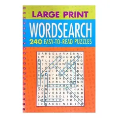 Coperta cărții Large Print Wordsearch