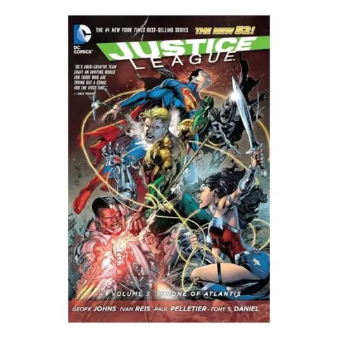 Coperta cărții Justice League TP Vol 3 Throne of Atlantis The New 52, Geoff Johns