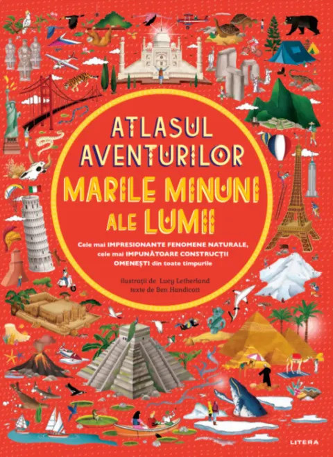 Coperta cărții Atlasul aventurilor. Marile minuni ale lumii