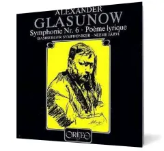 Coperta cărții Alexander Glasunow - Symphony No. 6; Poème lyrique