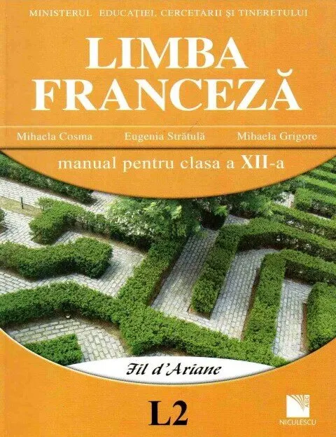 Coperta cărții Limba franceza (L2) (manual pentru clasa a XII-a)