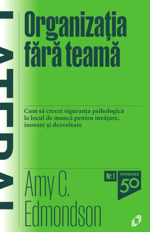 Coperta cărții Organizația fără teamă