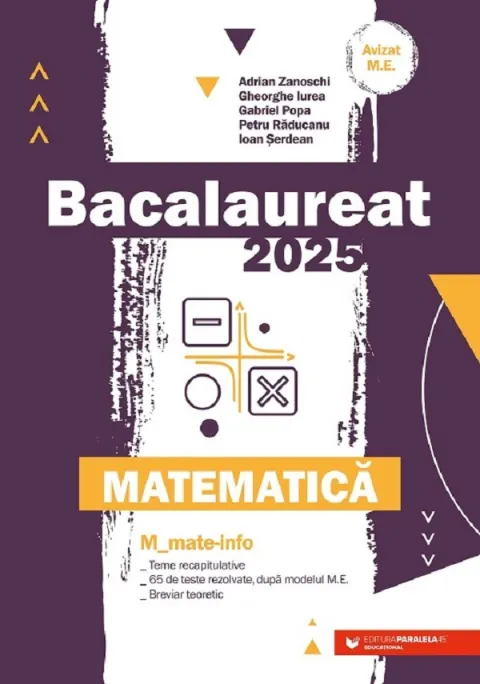 Coperta cărții Bacalaureat 2025. Matematica M1: Mate-info