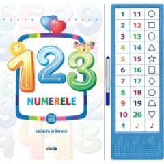 Coperta cărții 123 Numerele. Asculta si invata
