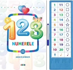 Coperta cărții 123 Numerele. Asculta si invata