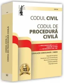 Coperta cărții Codul civil. Codul de procedura civila 2026. Editie tiparita pe hartie alba