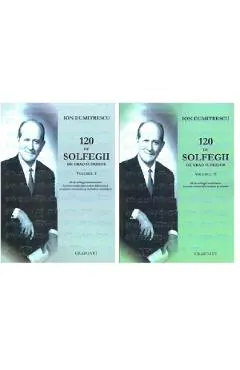 Coperta cărții Set 120 de solfegii de grad superior. Vol.1+2