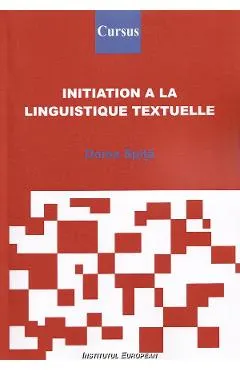 Coperta cărții Initiation a la linguistique textuelle