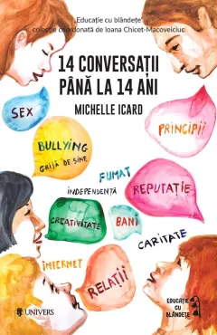 Coperta cărții 14 conversații până la 14 ani