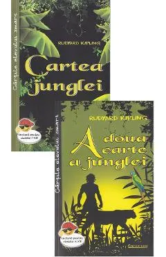 Coperta cărții Pachet 2 carti: Rudyard Kipling. A doua carte a junglei + Cartea junglei