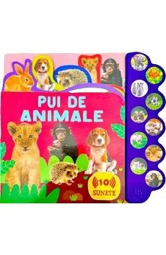 Coperta cărții Pui de animale. 10 sunete