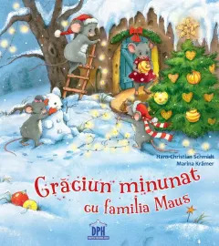 Coperta cărții Crăciun minunat cu familia Maus