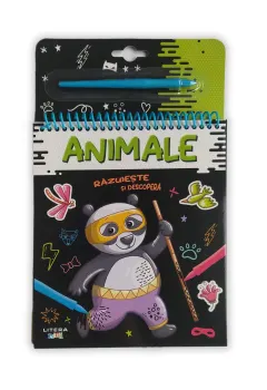 Coperta cărții Razuieste si descopera. Animale