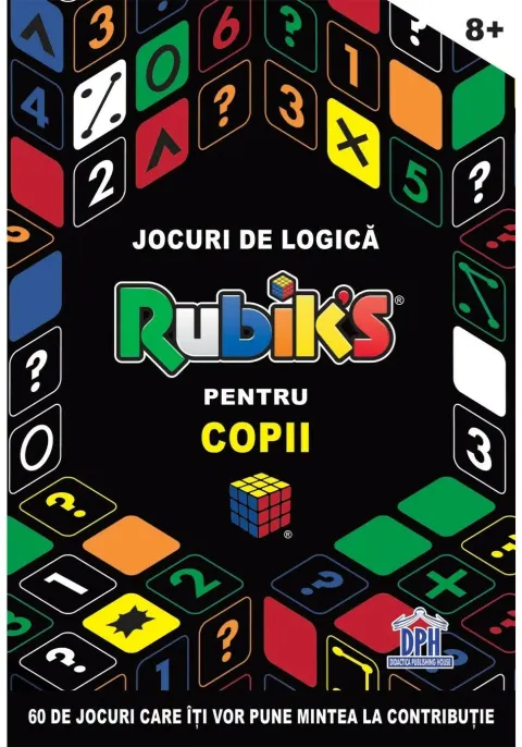 Coperta cărții Jocuri de logică Rubik pentru copii