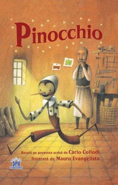 Coperta cărții Pinocchio (repovestire)