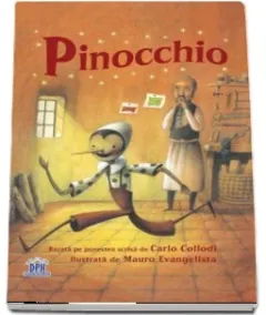 Coperta cărții Pinocchio (repovestire)
