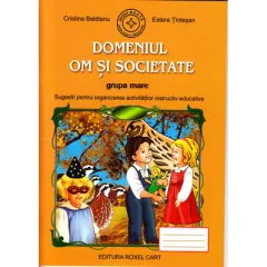 Coperta cărții Domeniul Om și societate. Grupa mare