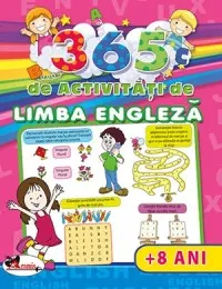 Coperta cărții 365 de activități de limba engleză (+8 ani)