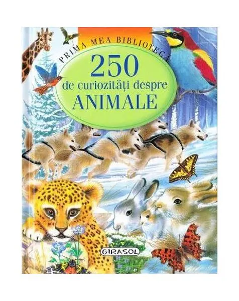 Coperta cărții 250 de curiozități despre animale
