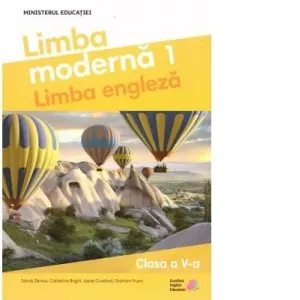 Coperta cărții Limba engleza. Manual clasa a V-a. Limba moderna 1