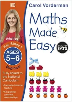 Coperta cărții Maths Made Easy Ages 5-6 Key Stage 1 Beginner