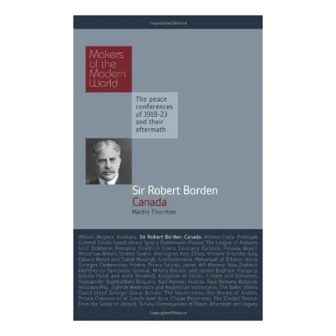 Coperta cărții Sir Robert Borden Canada