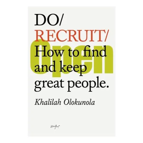 Coperta cărții Do Recruit