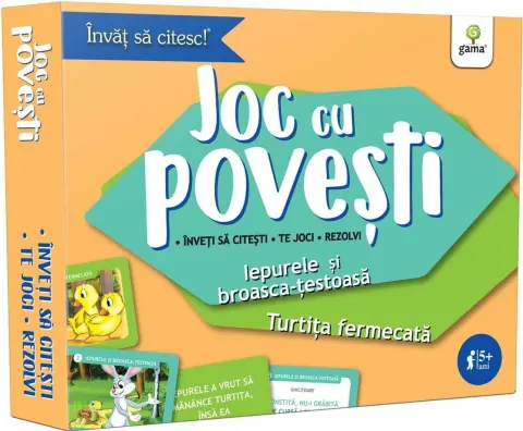 Coperta cărții Joc cu povesti. Iepurele și broasca-țestoasă • Turtița fermecată