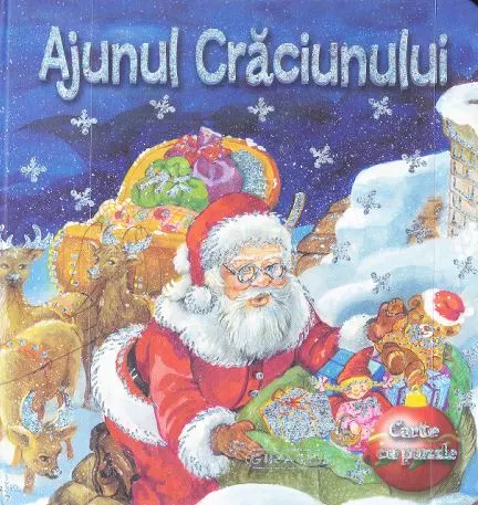 Coperta cărții Ajunul Craciunului. Carte cu puzzle