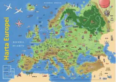 Coperta cărții Plansa. Harta Europei