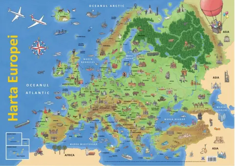 Coperta cărții Plansa. Harta Europei