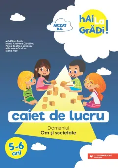 Coperta cărții Hai la grădi! Om și societate. 5-6 ani