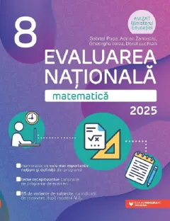 Coperta cărții Evaluarea Nationala 2025. Matematica. Clasa a VIII-a