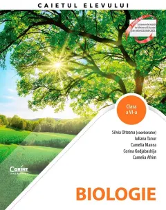 Coperta cărții Biologie. Caietul elevului pentru clasa a VI-a