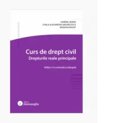 Coperta cărții Curs de drept civil. Drepturile reale principale. Editia a 3-a