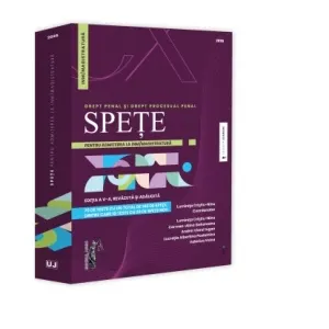 Coperta cărții Spete pentru admiterea la INM/magistratura. Drept penal si drept procesual penal 2025