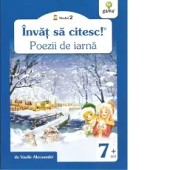 Coperta cărții Invat sa citesc! Nivelul 2. Poezii de iarna