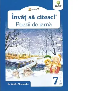 Coperta cărții Invat sa citesc! Nivelul 2. Poezii de iarna