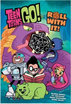 Coperta cărții Teen Titans go! roll with it!